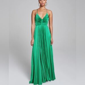 A.L.C. Green Backless Dress